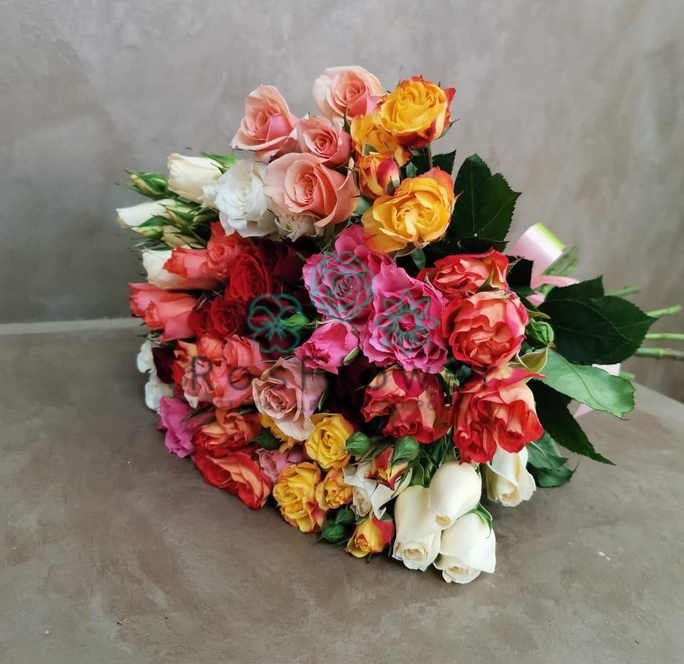 Букет цветов из: Розы в Большевик