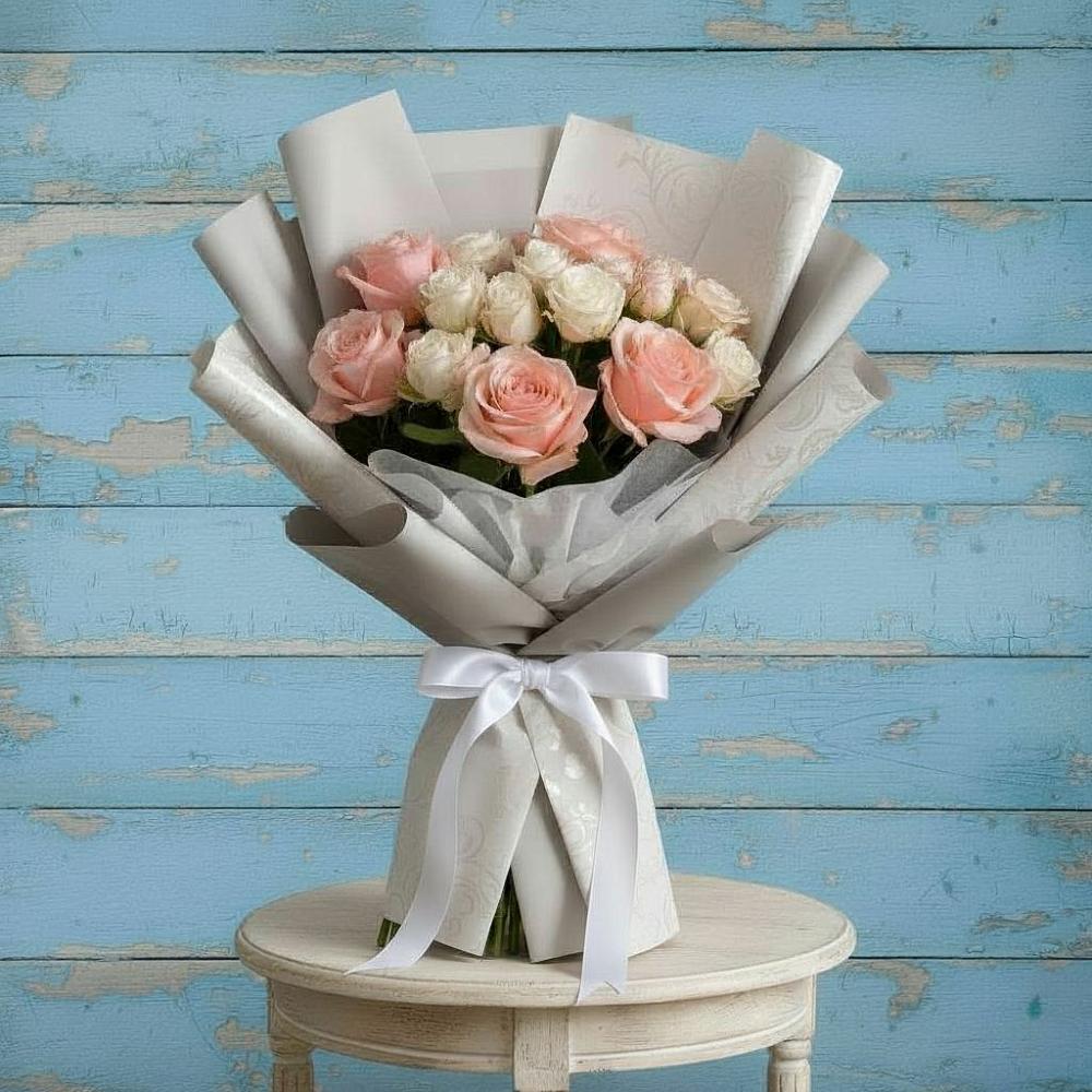 Букет цветов из: Розы в Большевик