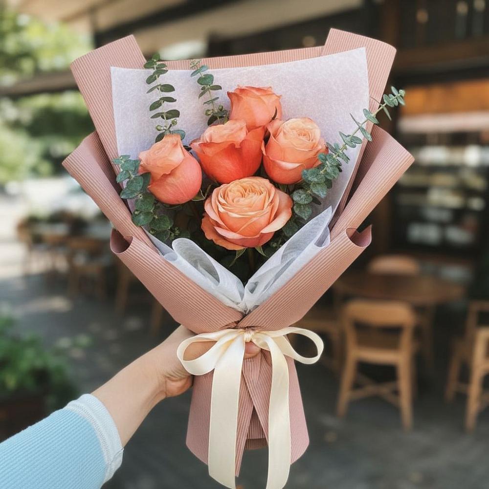 Букет цветов из: Розы в Большевик