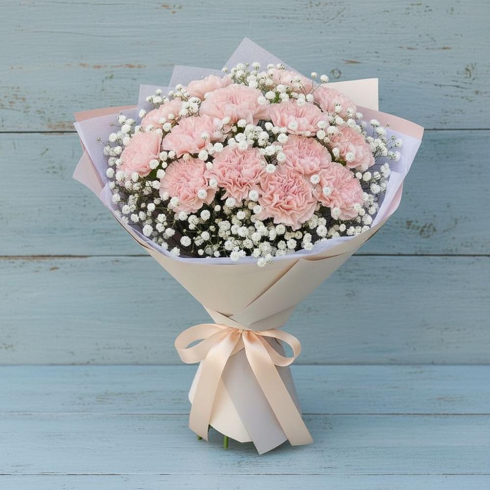 Букет цветов из: Гвоздики в Большевик