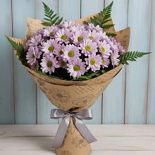 Букет цветов из:  Хризантемы в Большевик