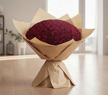 Букет 101 Красная роза #REPLACE_PRED# Большевик