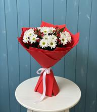 Букет цветов из:  Хризантемы в Большевик