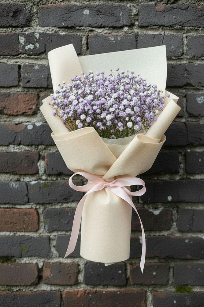 Букет цветов из: Гипсофила в Большевик