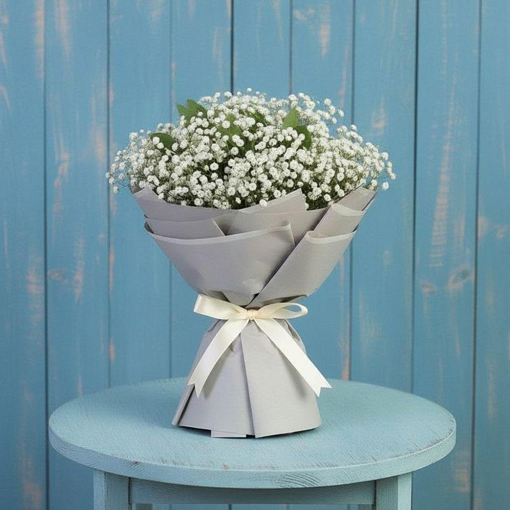 Букет цветов из: Гипсофила в Большевик