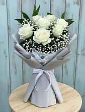 Букет цветов из:  Розы в Большевик