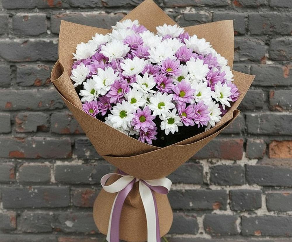 Букет цветов из: Хризантемы в Большевик