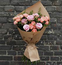 Букет цветов из:  Розы в Большевик