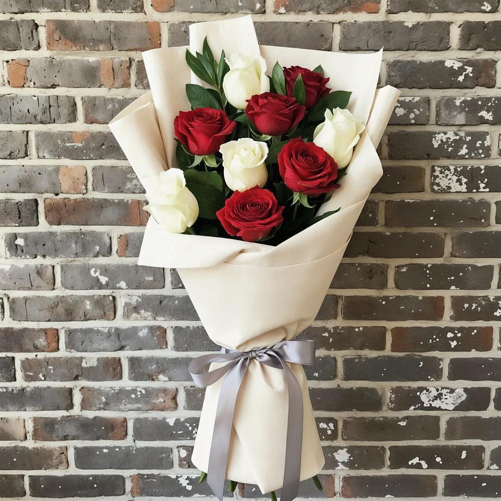 Букет цветов из: Розы в Большевик