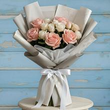 Букет цветов из:  Розы #REPLACE_PRED# Большевик