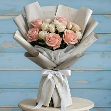 Букет цветов из:  Розы в Большевик
