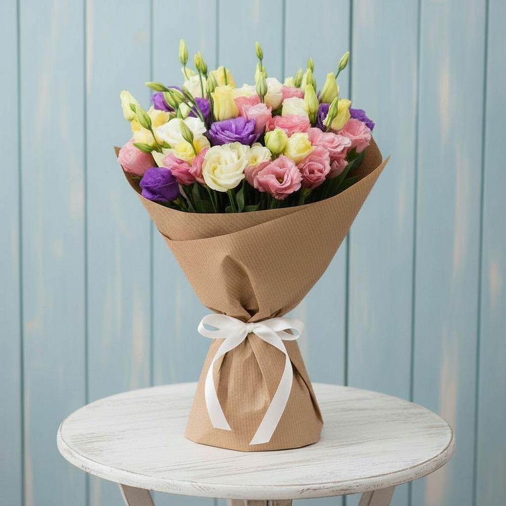 Букет цветов из: Лизиантусы в Большевик