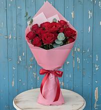 Букет цветов из:  Розы в Большевик