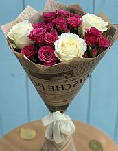 Букет цветов из:  Розы в Большевик
