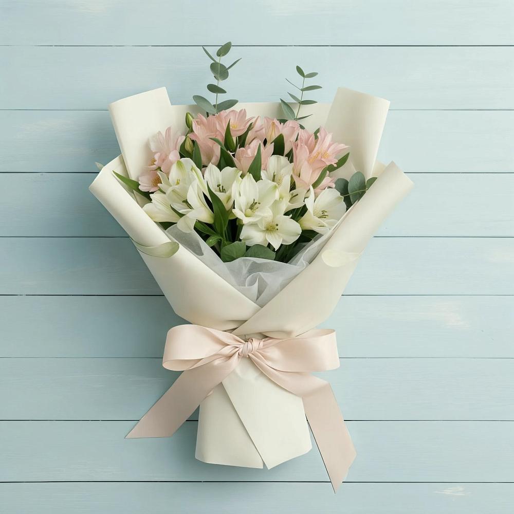 Букет цветов из: Альстромерии в Большевик