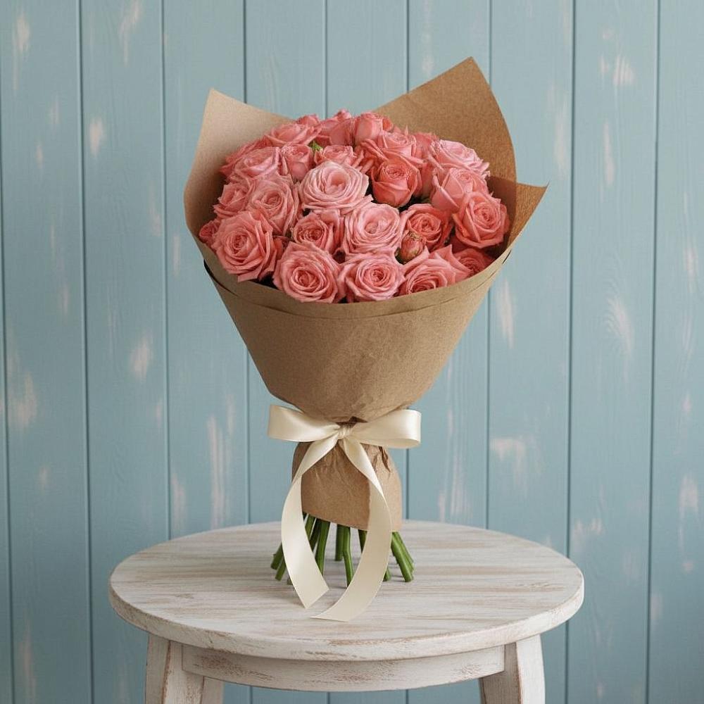 Букет цветов из: Розы в Большевик