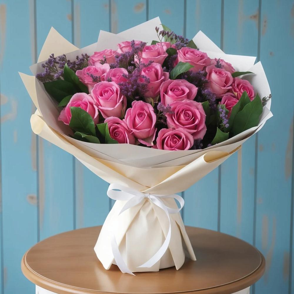 Букет цветов из: Розы в Большевик