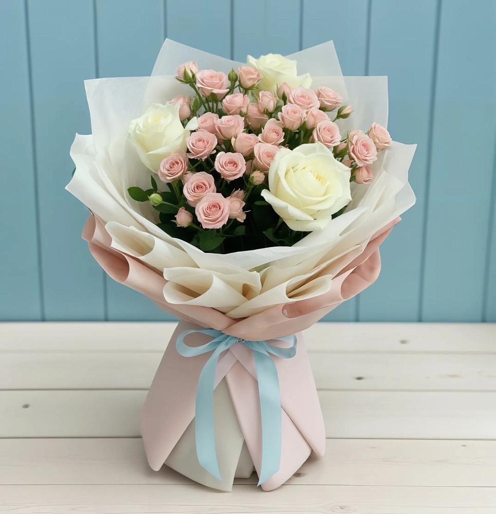 Букет цветов из: Розы в Большевик