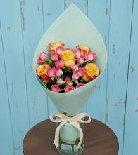 Букет цветов из:  Розы #REPLACE_PRED# Большевик