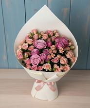 Букет цветов из:  Розы #REPLACE_PRED# Большевик