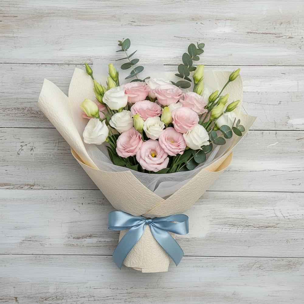 Букет цветов из: Лизиантусы в Большевик